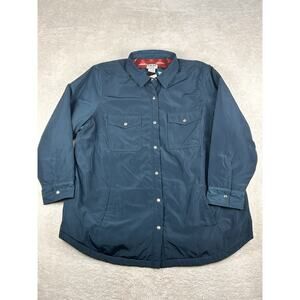 ARIAT Jacket Womens 3X Teal Dilon Shirt Fleece Lined Insulated Shacket Rodeo